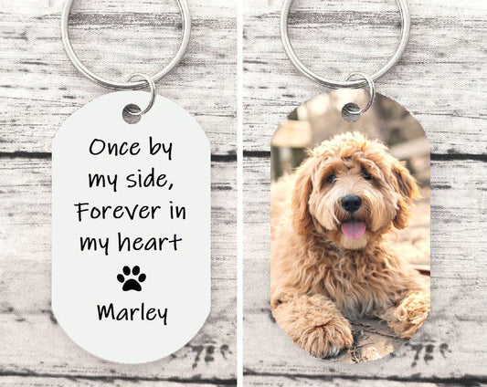 Heartfelt Pet Remembrance Keychain