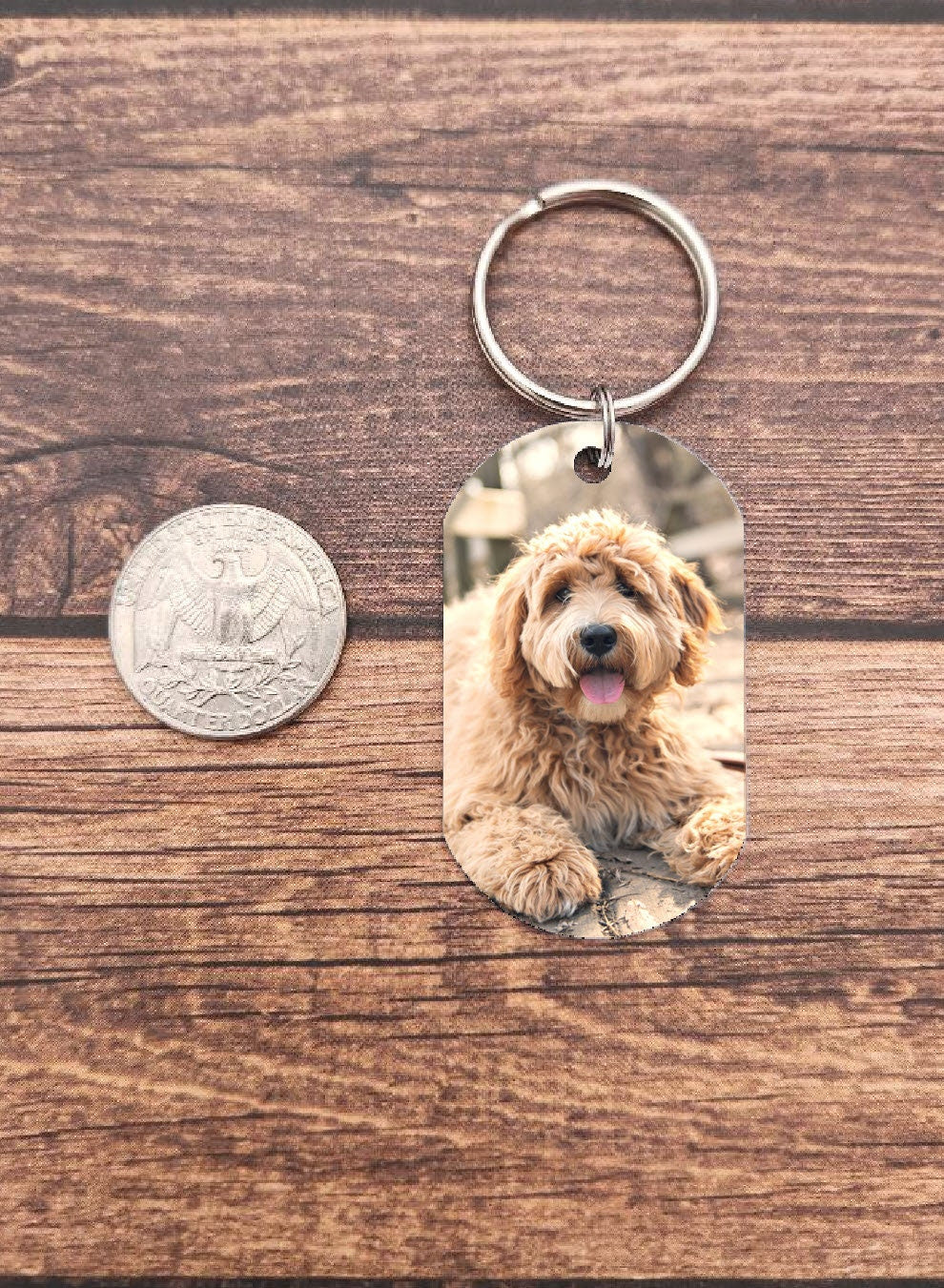 Heartfelt Pet Remembrance Keychain