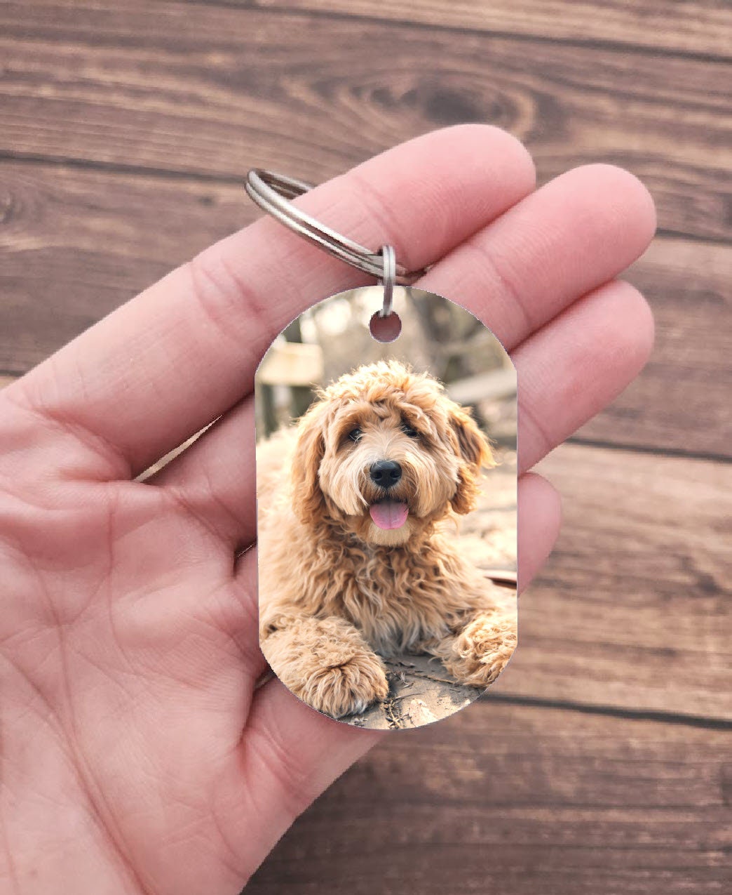 Heartfelt Pet Remembrance Keychain