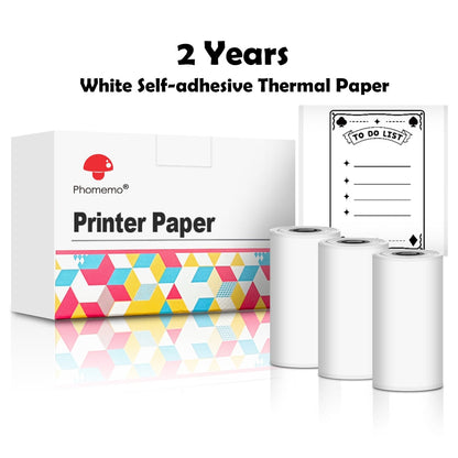 Portable Pocket Printer T02 | Self-Adhesive Paper